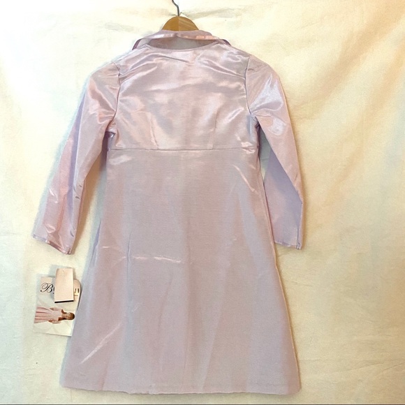 BONNIE JEAN Lavender Girls Dress & Jacket size 10 - Picture 3 of 10